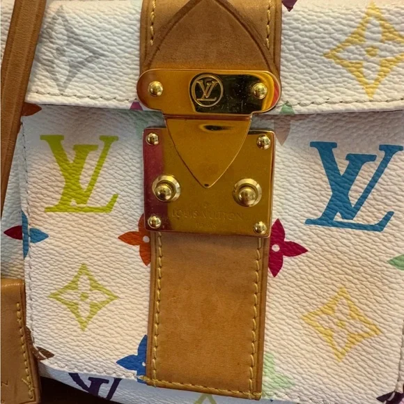 Authentic, Louis Vuitton Murakami White, Speedy - Picture 5 of 9